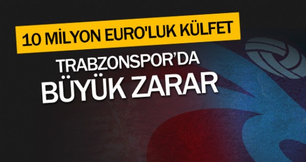 Trabzon'da 10 milyon euroluk zarar